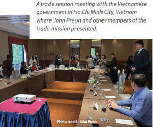 Trade session with Vietnamese government